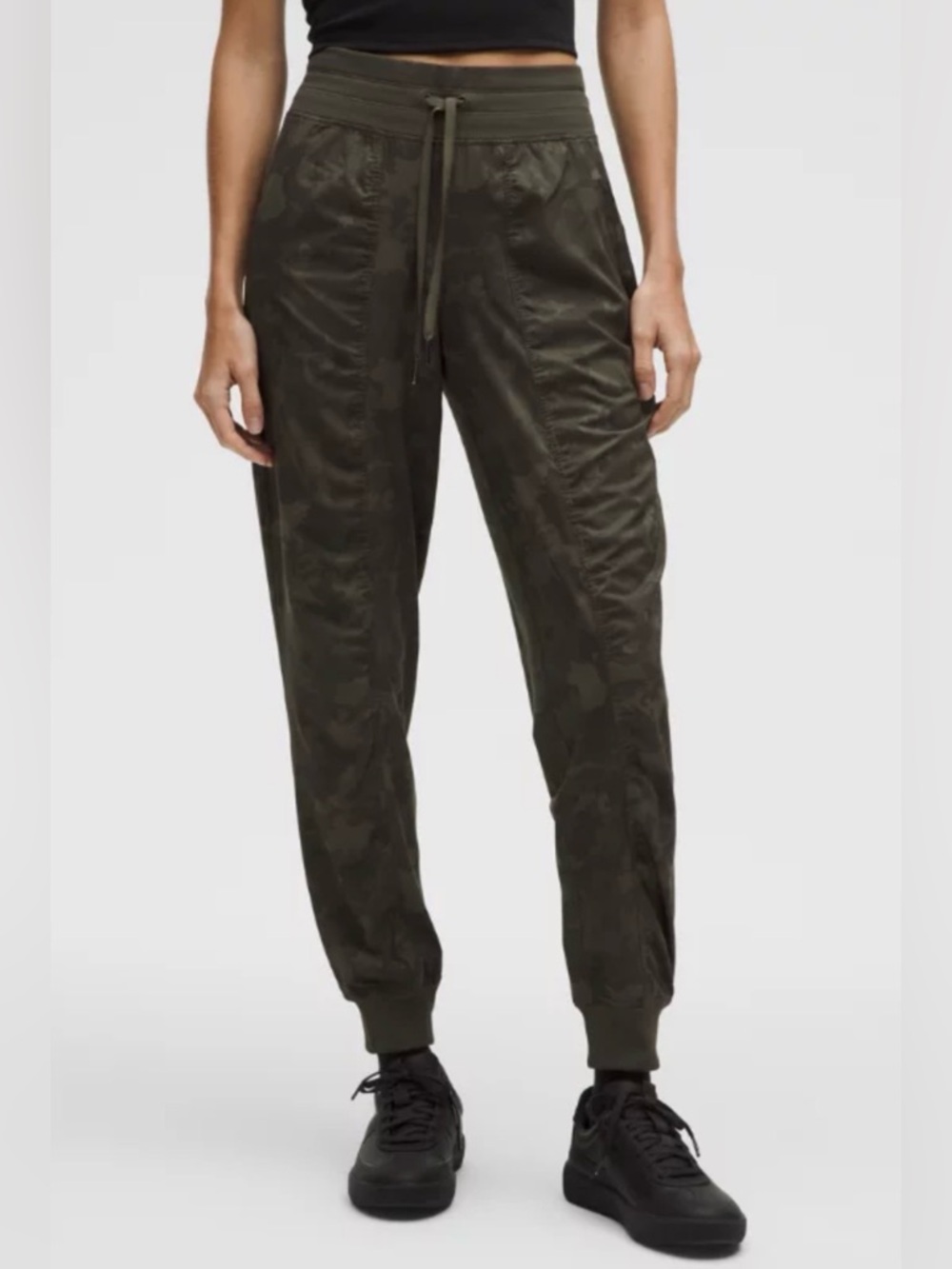lululemon athletica Olive Camo Dance Studio Jogger Pants